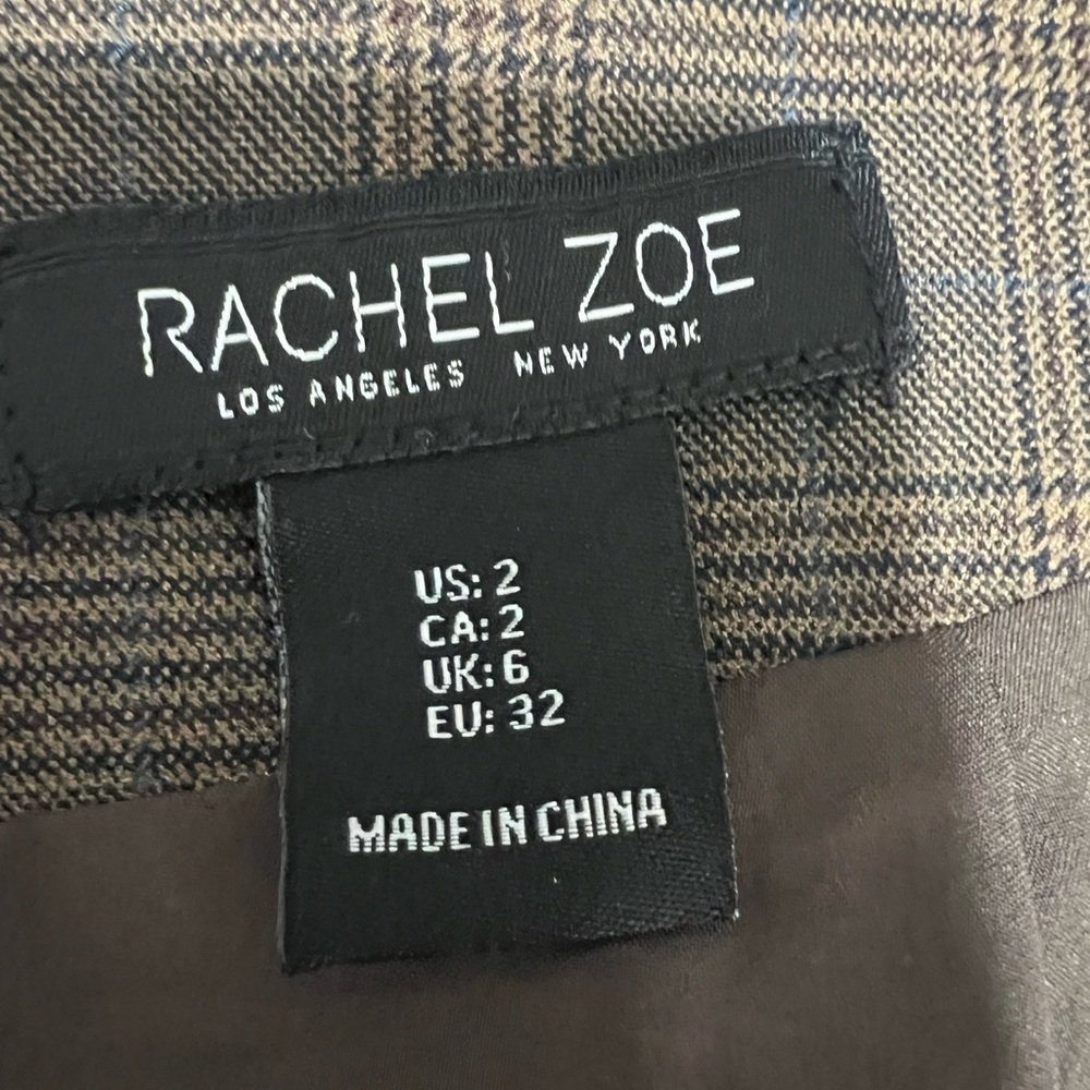 Rachel Zoe Plaid Mini Skirt - Picture 5 of 5